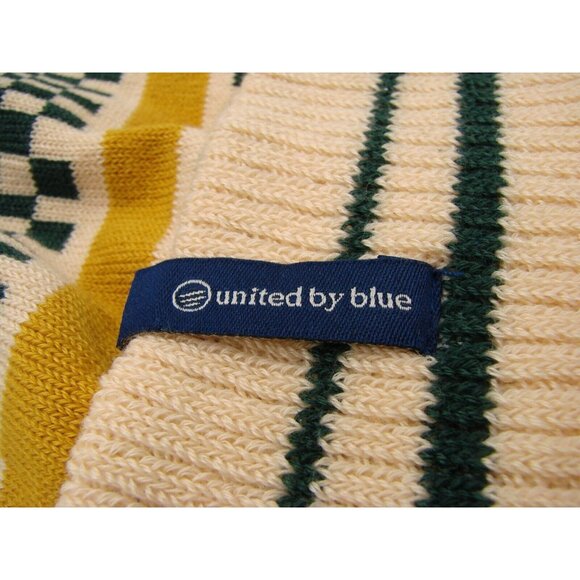 United by Blue Pom Pom Beanie Hat Collage Forest Design One Size NWT Winter Warm - Picture 7 of 10